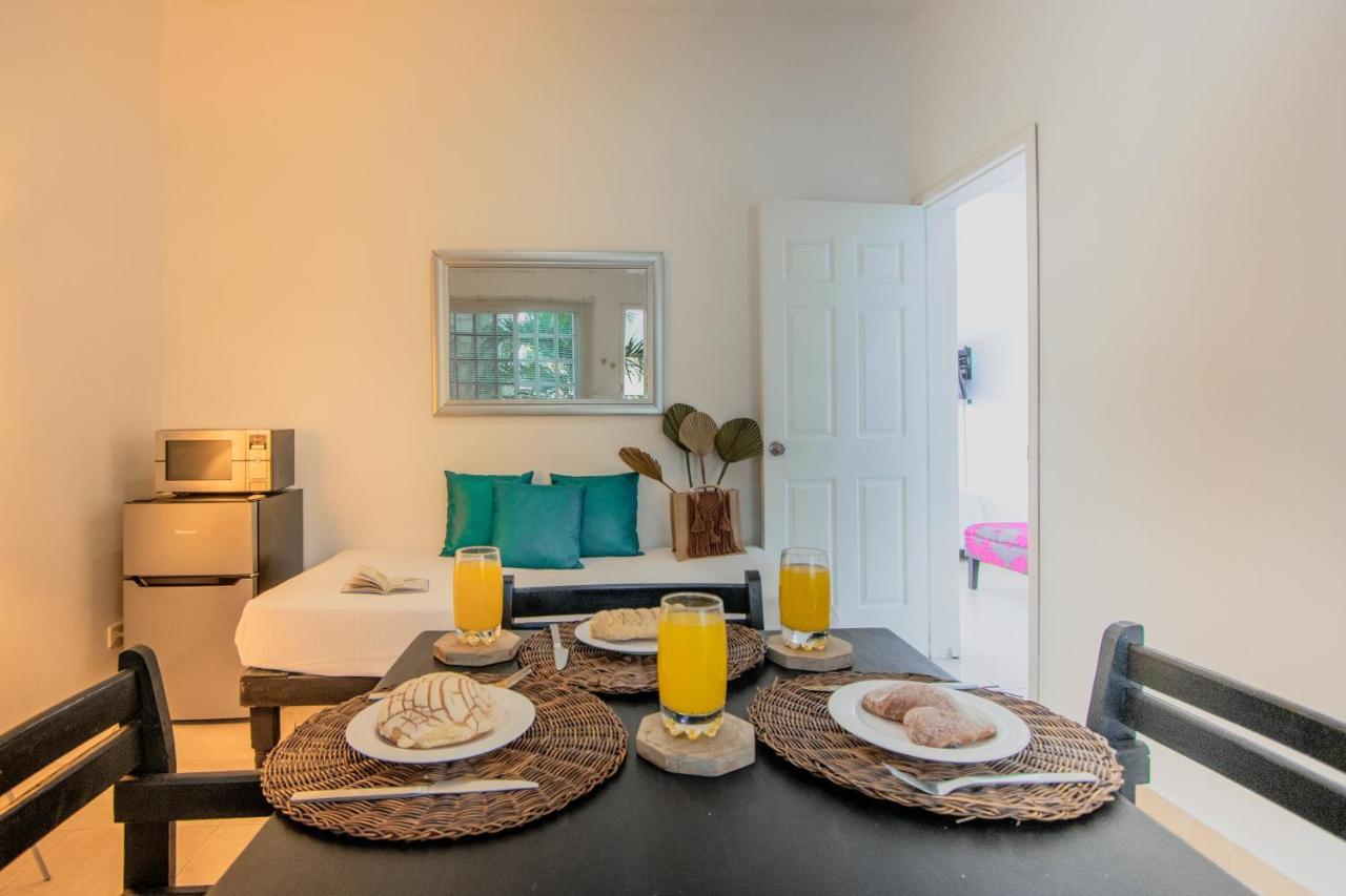 Nasim Condo Hotel Con Acceso Beach Club Gratis, Metros 5Th Avenida Playa del Carmen Esterno foto
